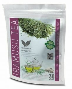 Herbal Tea Bags of Iramusu (Hemidesmus indicus) 30 tea bags